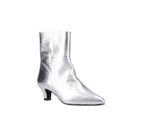 Hush Puppies Nahla Kitten Heel Boot In Silver Silver