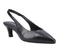 Hush Puppies Nahla Leather Women's Black Pointy Slingback Shoes - UK 6