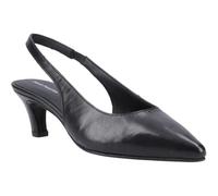 Hush Puppies Nahla Leather Women's Black Pointy Slingback Heels UK 7