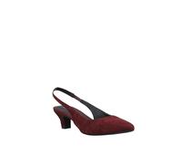 Hush Puppies Nahla Suede Heel In Wine Wine