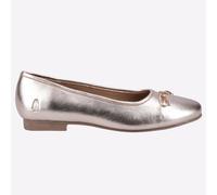 Hush Puppies Naomi Memory Foam Ballet Womens Shoes | Ballet Shoes | Rose Gold | UK Size 3