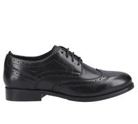 Hush Puppies Natalia Womens Brogue Shoes | Brogues | Black/Black | UK Size 4