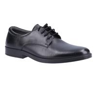 Hush Puppies Neal Leather Mens Black Lace-Up Shoes - Size UK 9