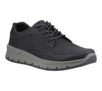 Hush Puppies Nelson Leather Mens Black Lace-Up Shoes - Size UK 8