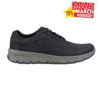 Hush Puppies Nelson Mens Leather Casual Comfort Shoes Black