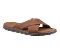 Hush Puppies Nile Cross Over Sandal Brown
