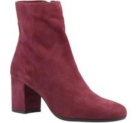 Hush Puppies Octavia Suede Women's Bordeaux Heeled Ankle Boots - UK 7
