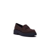 Hush Puppies Odessa Loafer In Chocolate Chocolate