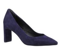 Hush Puppies Olivia Suede WoMens Navy Shoes - Size UK 8