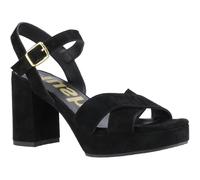 Hush Puppies Ophelia Suede Women's Black Sandals - UK 7