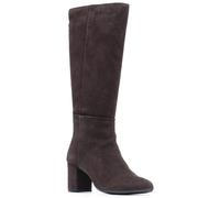 Hush Puppies Women's Oprah Suede Long Boot in Chocolate | Size: 8 Hush Puppies Chocolate 8
