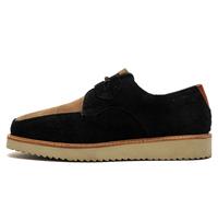 Hush Puppies Orion Men's Suede Shoes Men's Trainers, Size 9 In Black / Taupe