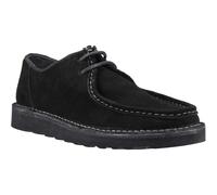 Hush Puppies Otis Suede Men's Black Lace-Up Shoes - UK 8 / EU 42 / US 9