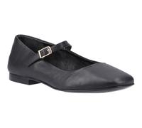 Hush Puppies Pasha Leather WoMens Black Shoes - Size UK 6