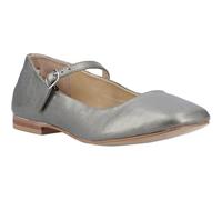 Hush Puppies Pasha Leather Women's Pewter Shoes - UK 6