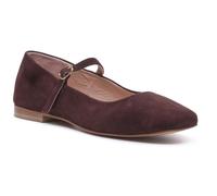Hush Puppies Pasha Suede Women's Chocolate Flats - UK 4