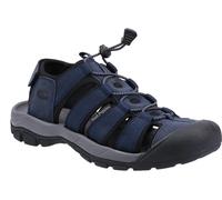 Hush Puppies Peru Mens Navy Adventure Walking Casual Bungee Sandals