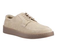 Hush Puppies Rafael Suede Mens Sand Lace-Up Shoes - Taupe - Size UK 8