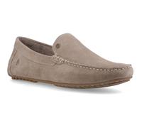 (, ) Hush Puppies Ralph Suede Leather Men's Taupe Loafers