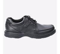 Hush Puppies Randall Ii Leather Men's Trainers, Size 6 In Black