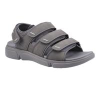 Hush Puppies Raul Grey Polyurethane and Textile Male Sandal Mens Summer