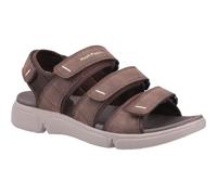 Hush Puppies Raul Multi strap Mens Sandal in Brown 6 - 12
