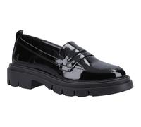 Hush Puppies Reece Leather WoMens Black Loafers - Size UK 3