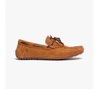 Hush Puppies Reuben Mens Suede Slip-On Comfort Tan Boat & Deck Shoes