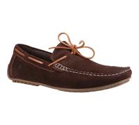 Hush Puppies Reuben Suede Mens Brown Boat Shoes material_Suede - Size UK 12