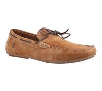 Hush Puppies Reuben Suede Mens Tan Boat Shoes - Size UK 11