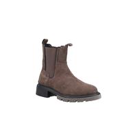 Hush Puppies Rita Chelsea Boot Leather Womens - Brown - Size UK 8