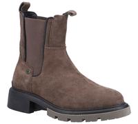 Hush Puppies Rita Chelsea Boot Leather Womens - Brown - Size UK 7