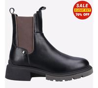 Hush Puppies Rita Womens Classic Fashion Casual Leather Chelsea Boots Black
