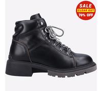 Hush Puppies Rita Leather Womens - Black - Size UK 3