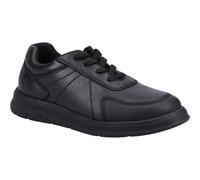Hush Puppies Robert Snr Leather Boys's Black Lace-Up Shoes UK 7