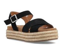 HUSH PUPPIES Rosa Rafia Sandal Black 8