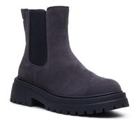Hush Puppies Rose Chelsea Leather Women's Charcoal Heeled Chelsea Boots - UK 5