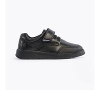 Hush Puppies Boy's Rowan Senior School Uniform Shoe, Black, 7 UK