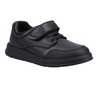 Hush Puppies Rowan Leather Boys School Shoes Touch Fasten Comfort Shoe UK 10-9