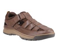 Hush Puppies Rucker Leather Men's Brown Sandals UK 7