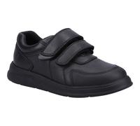 Hush Puppies Ryan Boys Leather Touch Fasten Memory Foam Casual Shoes