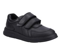 Hush Puppies Ryan SNR Leather Boys's Black Shoes