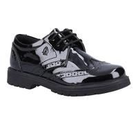 Hush Puppies SALLY PATENT JUNIOR Leather Girls's Black Brogues - UK 13 / EU 32 / US 13.5