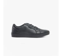 Hush Puppies Boys Sam LEATHER MEMORY FOAM Junior - Black - Size UK 4
