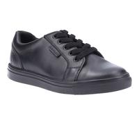 Hush Puppies Sam Junior Boys Black Leather Lace-Up Shoes UK 2