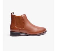 Hush Puppies Sammie Womens Leather Pull-On Memory Foam Chelsea Boots