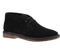 Hush Puppies Samuel Mens Black Desert Chukka Leather Comfort Ankle Boots