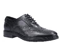Hush Puppies Santiago Laces Mens Shoes in Black