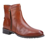 Hush Puppies Scarlett Tan Leather Female Ladies Ankle Boots