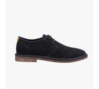 Hush Puppies SCOUT Mens Suede Leather Derby Shoes Navy - UK 8